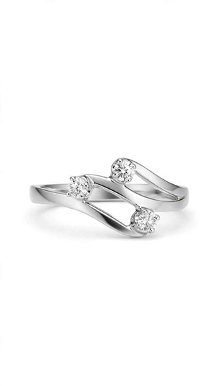 Anello Demetra Donna ESSENTIAL in Oro bianco Diamante 012.F.015.W - 012.F.015.W